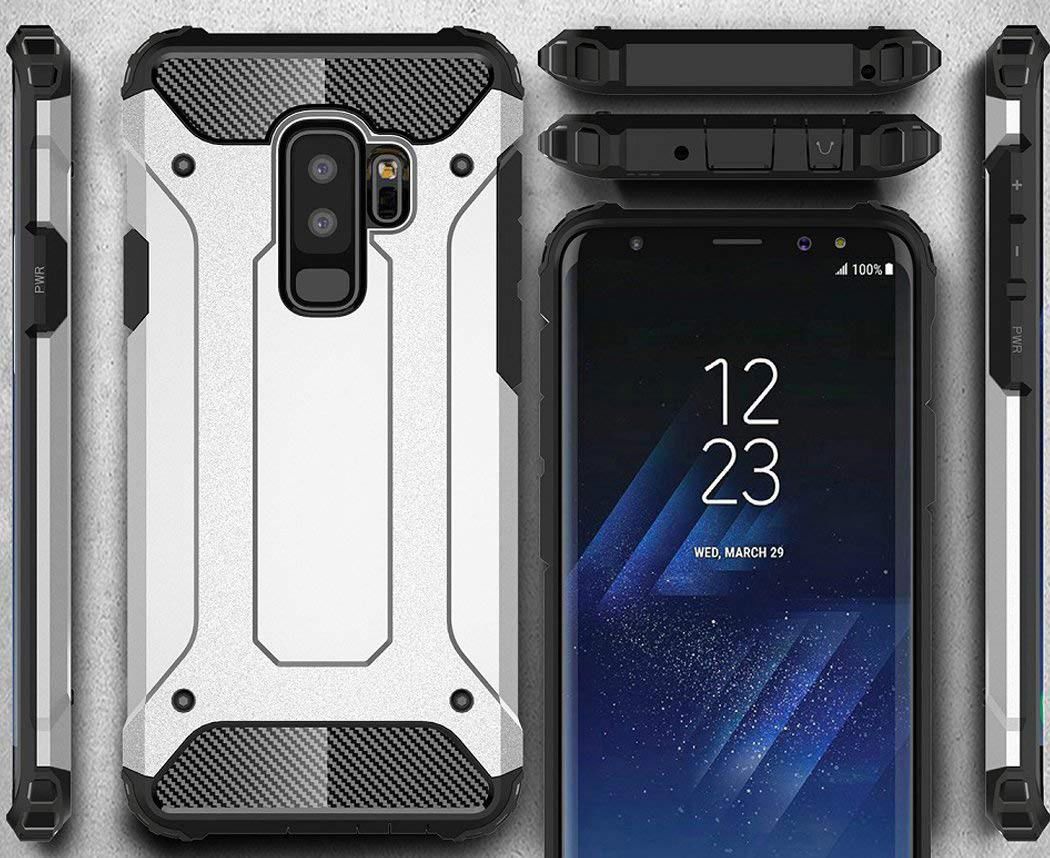 Samsung Galaxy A6 Plus Hybride Hoesje Zwart afbeelding 5