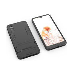 Huawei P20 Pro Hybride Hoesje met Kickstand Zwart afbeelding 7