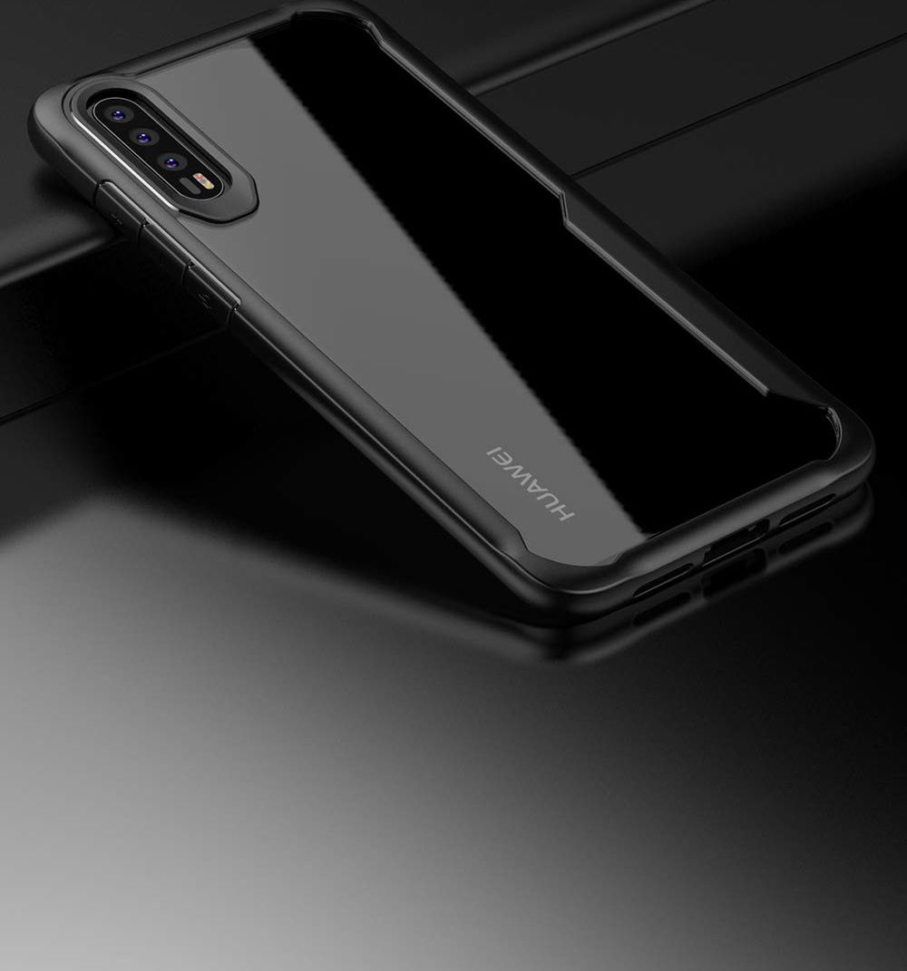 Huawei P20 Pro Schokabsorberend Hybride Hoesje Zwart afbeelding 2