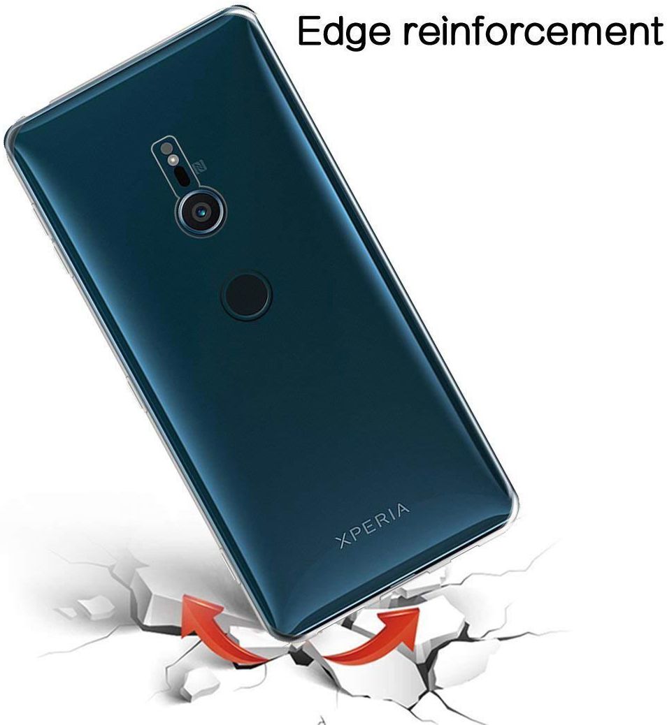 Sony Xperia XZ2 Premium Hoesje Transparant afbeelding 2