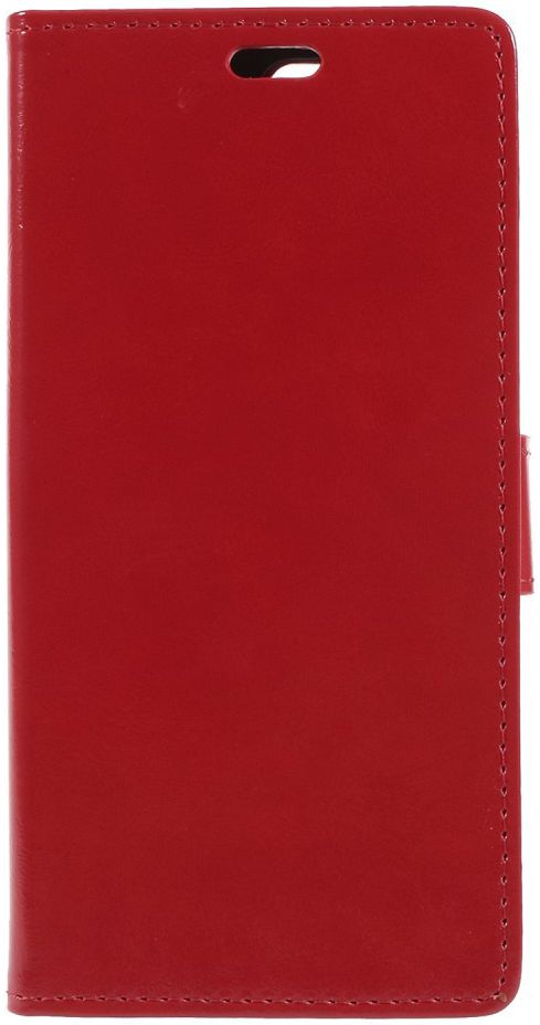 Huawei Y6 (2018) Lederen Wallet Stand Hoesje Rood afbeelding 5