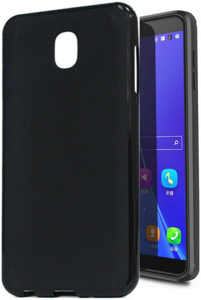 Samsung Galaxy J6 (2018) TPU Hoesje Zwart afbeelding 2