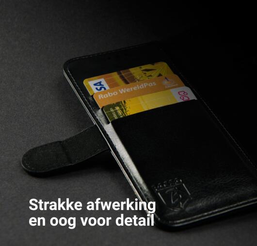 Rosso Element Samsung Galaxy A6 Hoesje Book Cover Zwart afbeelding 10