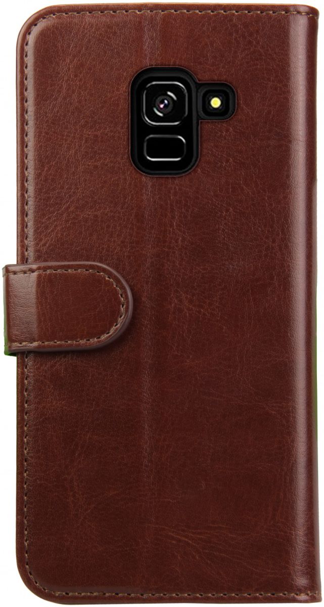 Rosso Element Samsung Galaxy A6 Hoesje Book Cover Bruin afbeelding 5