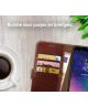 Rosso Element Samsung Galaxy A6 Plus Hoesje Book Cover Bruin