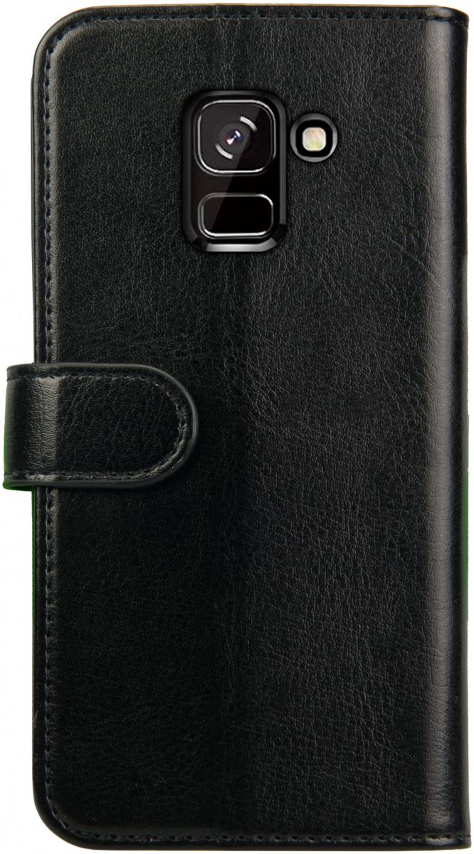Rosso Element Samsung Galaxy J6 (2018) Hoesje Book Cover Zwart afbeelding 2