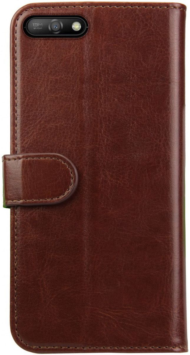 Rosso Element Huawei Y6 2018 Hoesje Book Cover Bruin afbeelding 4