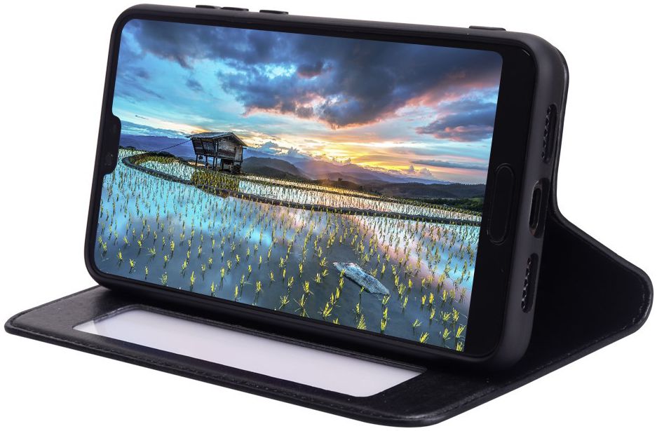 Huawei P20 Pro Window View Hoesje Zwart afbeelding 3