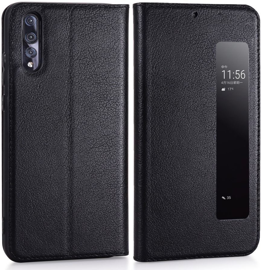 Huawei P20 Pro Window View Hoesje Zwart afbeelding 5