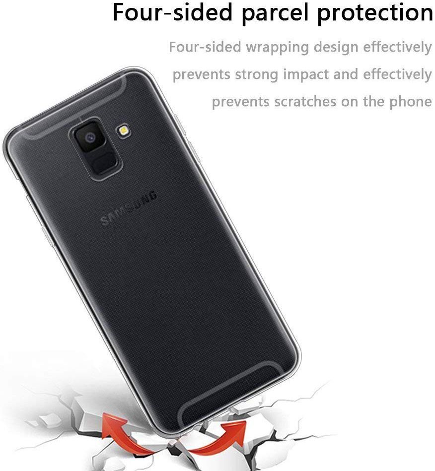 Samsung Galaxy A6 Hard Case Transparant afbeelding 2