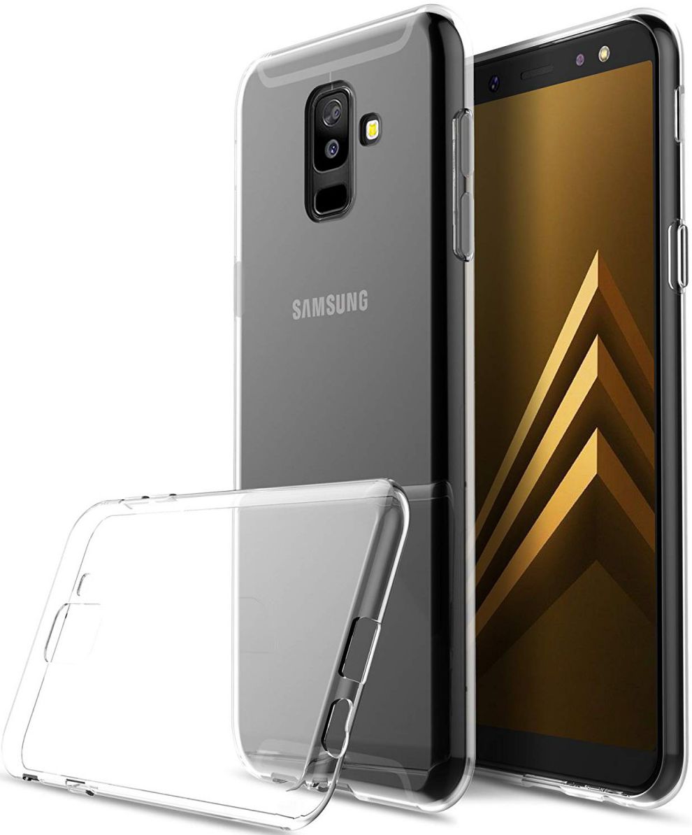 Samsung Galaxy A6 Plus Hard Case Transparant afbeelding 1