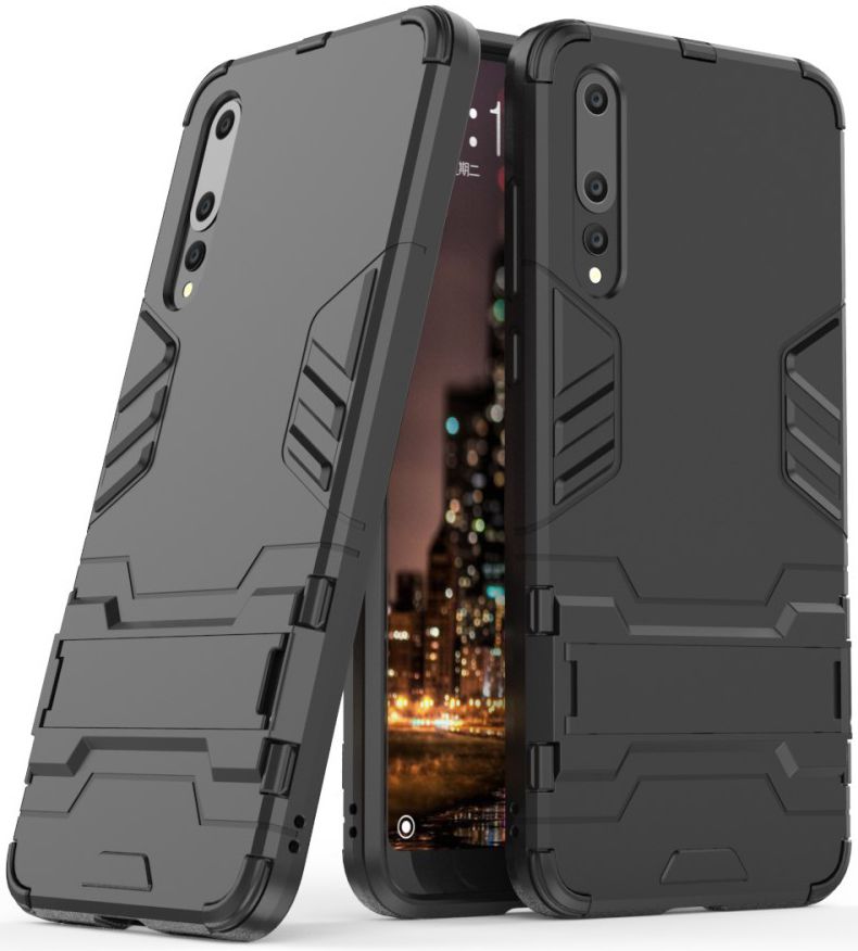 Huawei P20 Pro Hybride Hoesje Zwart afbeelding 1