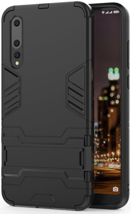 Huawei P20 Pro Hybride Hoesje Zwart afbeelding 3