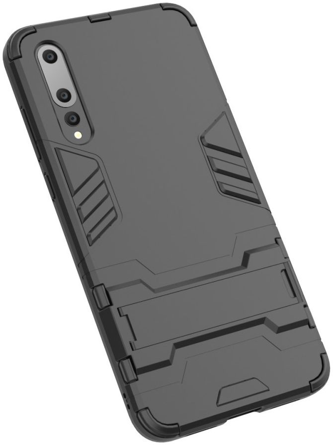 Huawei P20 Pro Hybride Hoesje Zwart afbeelding 5