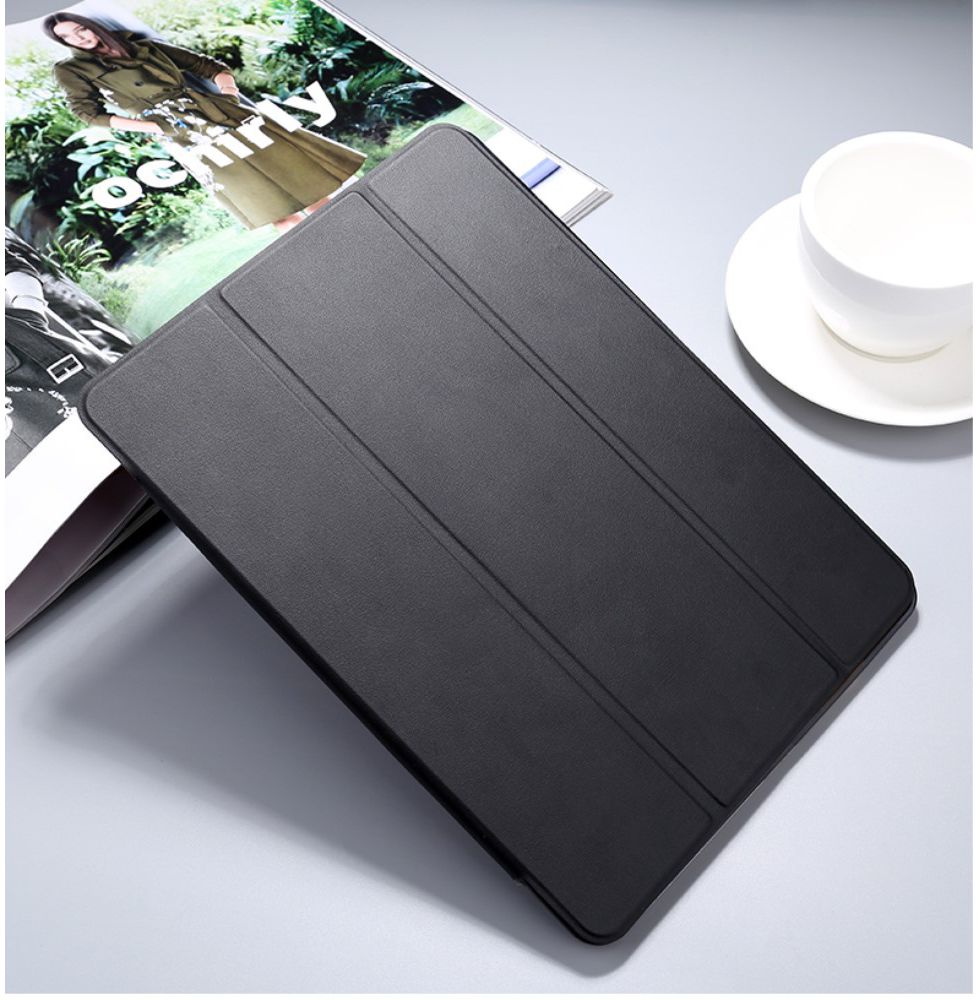 iPad Air 2019 / iPad Pro 10.5 (2017) Tri-Fold Hoes Zwart afbeelding 6