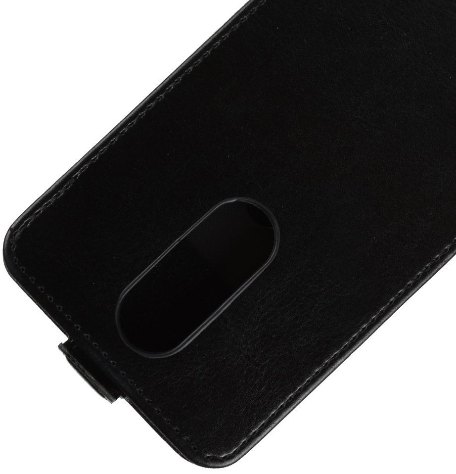 Wiko View Lite Verticaal Flip Hoesje Zwart afbeelding 4