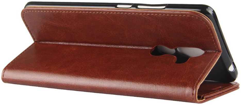 Nokia 7 Plus Lederen Portemonnee Stand Hoesje Bruin afbeelding 6