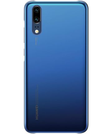 Huawei P20 Originele Color Case Blauw Hoesjes