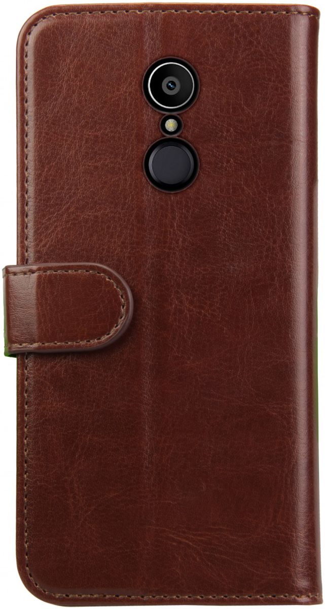Rosso Element Alcatel 3C Hoesje Book Cover Bruin afbeelding 4