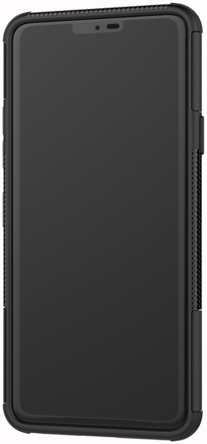LG G7 Hybride Hoesje met Standaard Zwart afbeelding 6