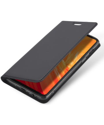 Dux Ducis OnePlus 6 Premium Bookcase Hoesje Grijs Hoesjes