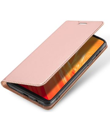 Dux Ducis OnePlus 6 Premium Bookcase Hoesje Roze Goud Hoesjes