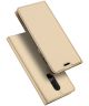 Dux Ducis OnePlus 6 Premium Bookcase Hoesje Goud
