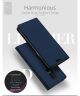 Dux Ducis OnePlus 6 Premium Bookcase Hoesje Blauw