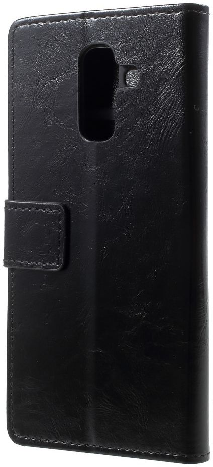 Samsung Galaxy A6 Plus Hoesje met Kaarthouder Zwart afbeelding 10