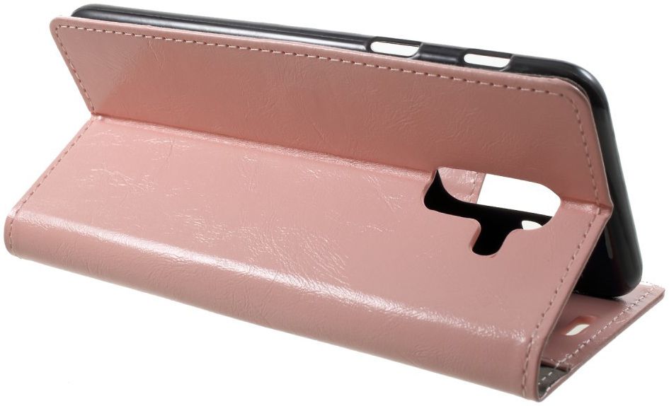 Samsung Galaxy A6 Hoesje met Kaarthouder Roze afbeelding 7