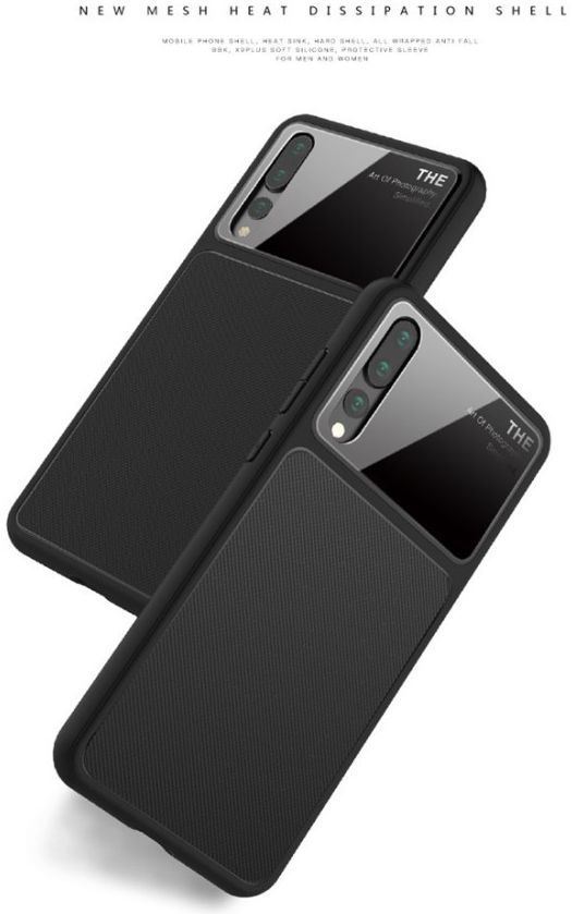 Huawei P20 Pro Tempered Glass TPU Hoesje Zwart afbeelding 6