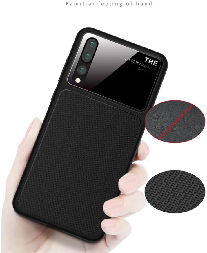 Huawei P20 Pro Tempered Glass TPU Hoesje Zwart afbeelding 9