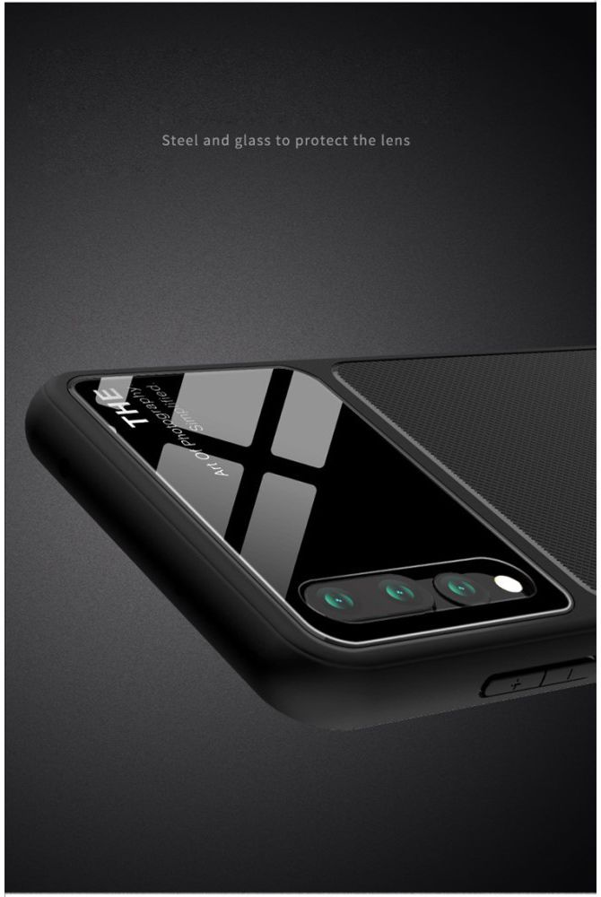Huawei P20 Pro Tempered Glass TPU Hoesje Zwart afbeelding 10
