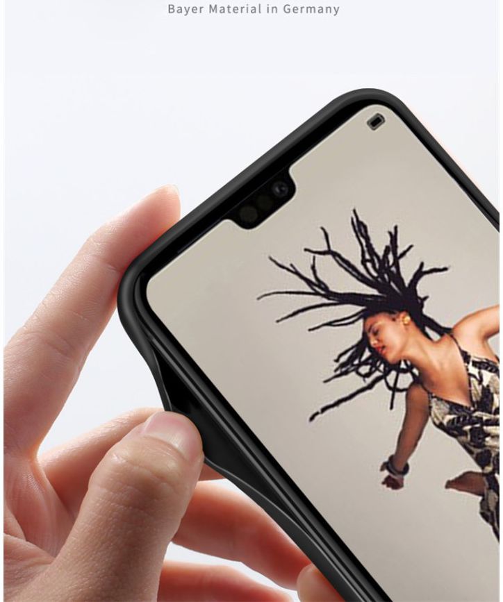 Huawei P20 Pro Tempered Glass TPU Hoesje Zwart afbeelding 11