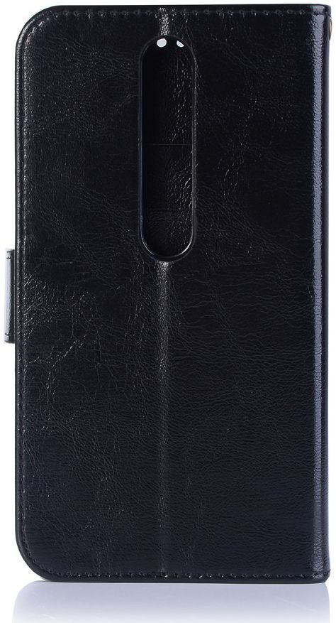 Nokia 6.1 / Nokia 6 (2018) Retro Portemonnee Hoesje Zwart afbeelding 4