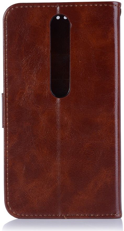Nokia 6.1 / Nokia 6 (2018) Retro Portemonnee Hoesje Bruin afbeelding 4