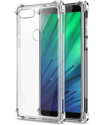 HTC Desire 12 Plus TPU Hoesje met Display Folie Transparant Hoesjes