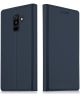 Samsung Galaxy A6 Premium Hoesje met Kaarthouder Blauw