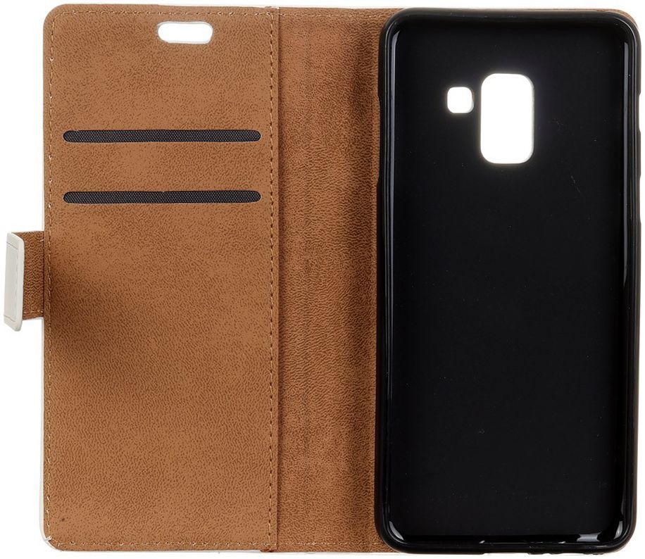 Samsung Galaxy A6 Plus Portemonnee Hoesje met Uilen Print afbeelding 5