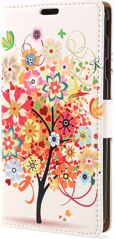 Samsung Galaxy J6 (2018) Lederen Portemonnee Hoesje Tree Print afbeelding 9