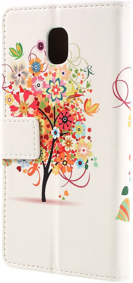 Samsung Galaxy J6 (2018) Lederen Portemonnee Hoesje Tree Print afbeelding 10