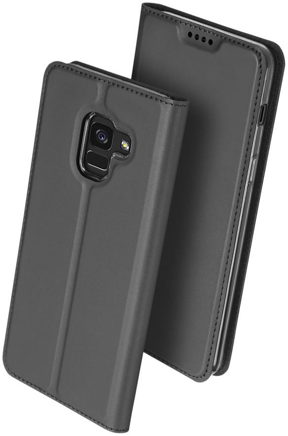 Dux Ducis Premium Book Case Samsung Galaxy A6 Hoesje Grijs afbeelding 5