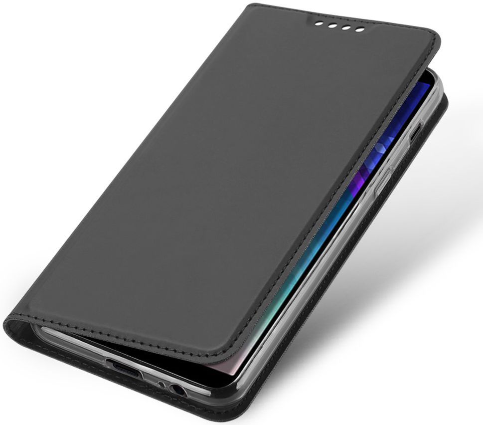 Dux Ducis Premium Book Case Samsung Galaxy A6 Hoesje Grijs afbeelding 1