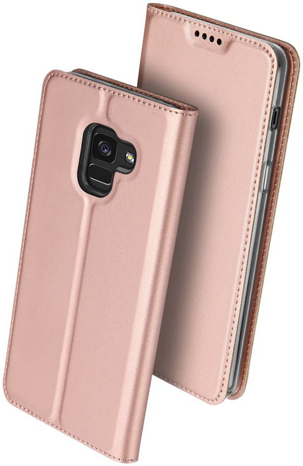 Dux Ducis Premium Book Case Samsung Galaxy A6 Hoesje Roze Goud afbeelding 5