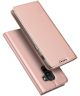 Dux Ducis Book Case Samsung Galaxy A6 Plus Hoesje Roze Goud