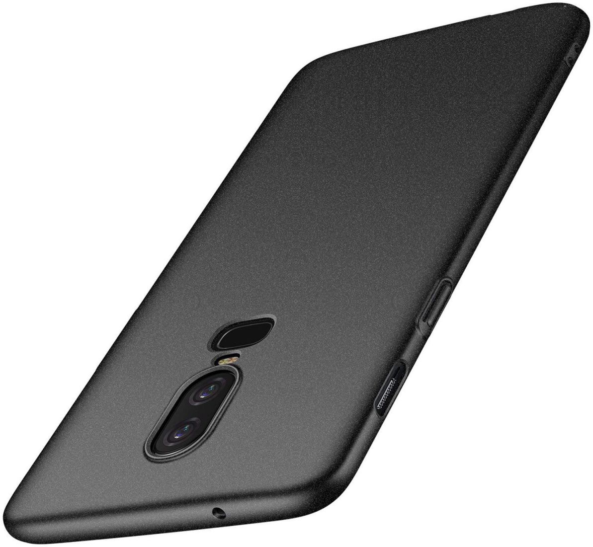 OnePlus 6 Sandstone Hoesje Zwart afbeelding 6