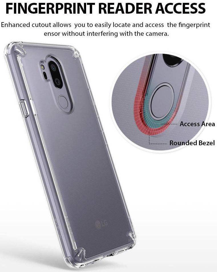 Ringke Fusion LG G7 ThinQ Hoesje Doorzichtig Clear afbeelding 6