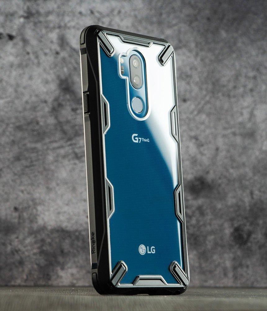 Ringke Fusion X LG G7 ThinQ Hoesje Doorzichtig Black afbeelding 12
