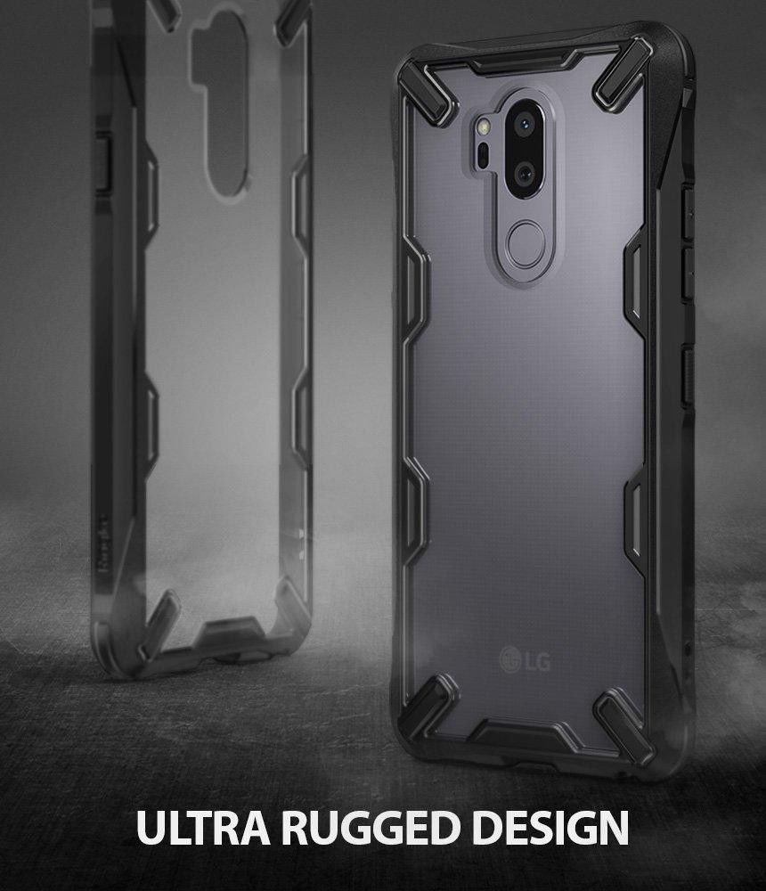 Ringke Fusion X LG G7 ThinQ Hoesje Doorzichtig Black afbeelding 13