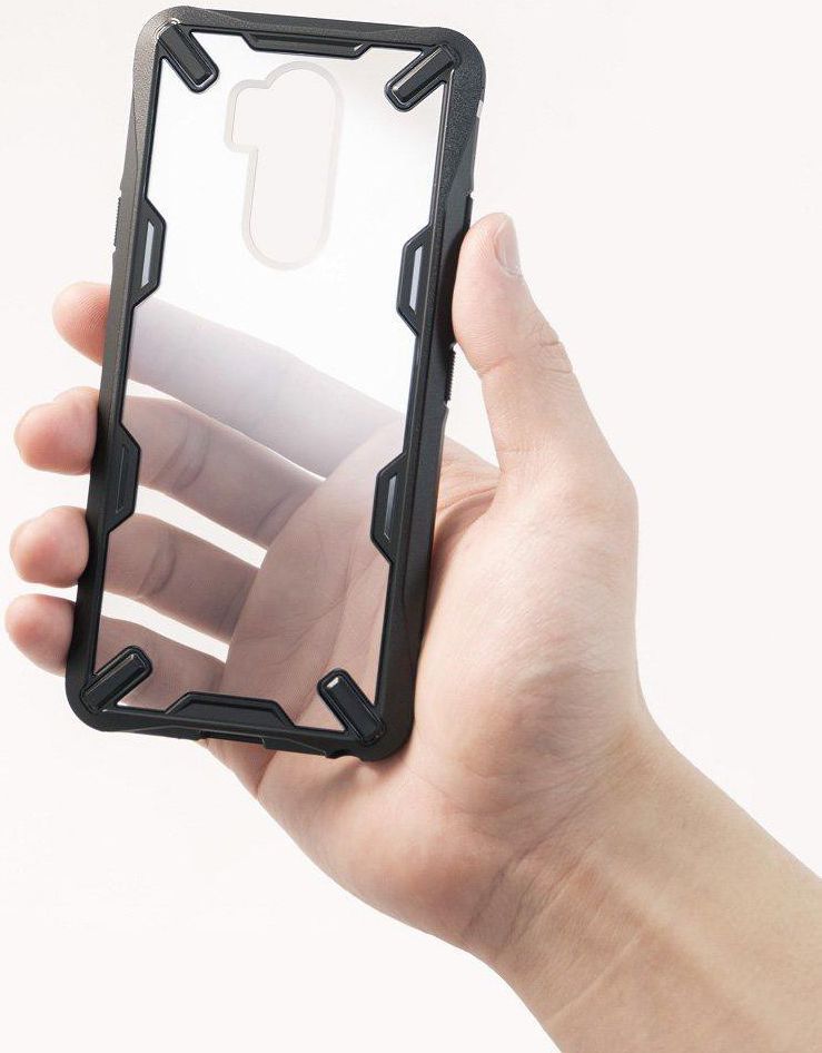 Ringke Fusion X LG G7 ThinQ Hoesje Doorzichtig Black afbeelding 9